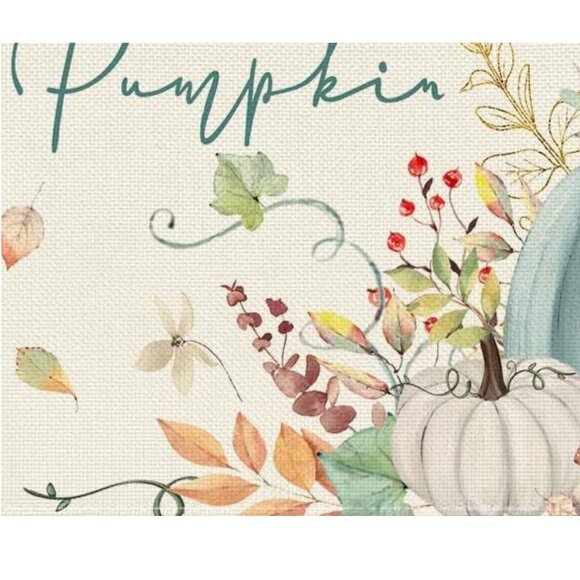 Pumpkin Placemats Set 4 Fall Table Decor Thanksgiving Halloween Decorations Gift - Picture 3 of 3